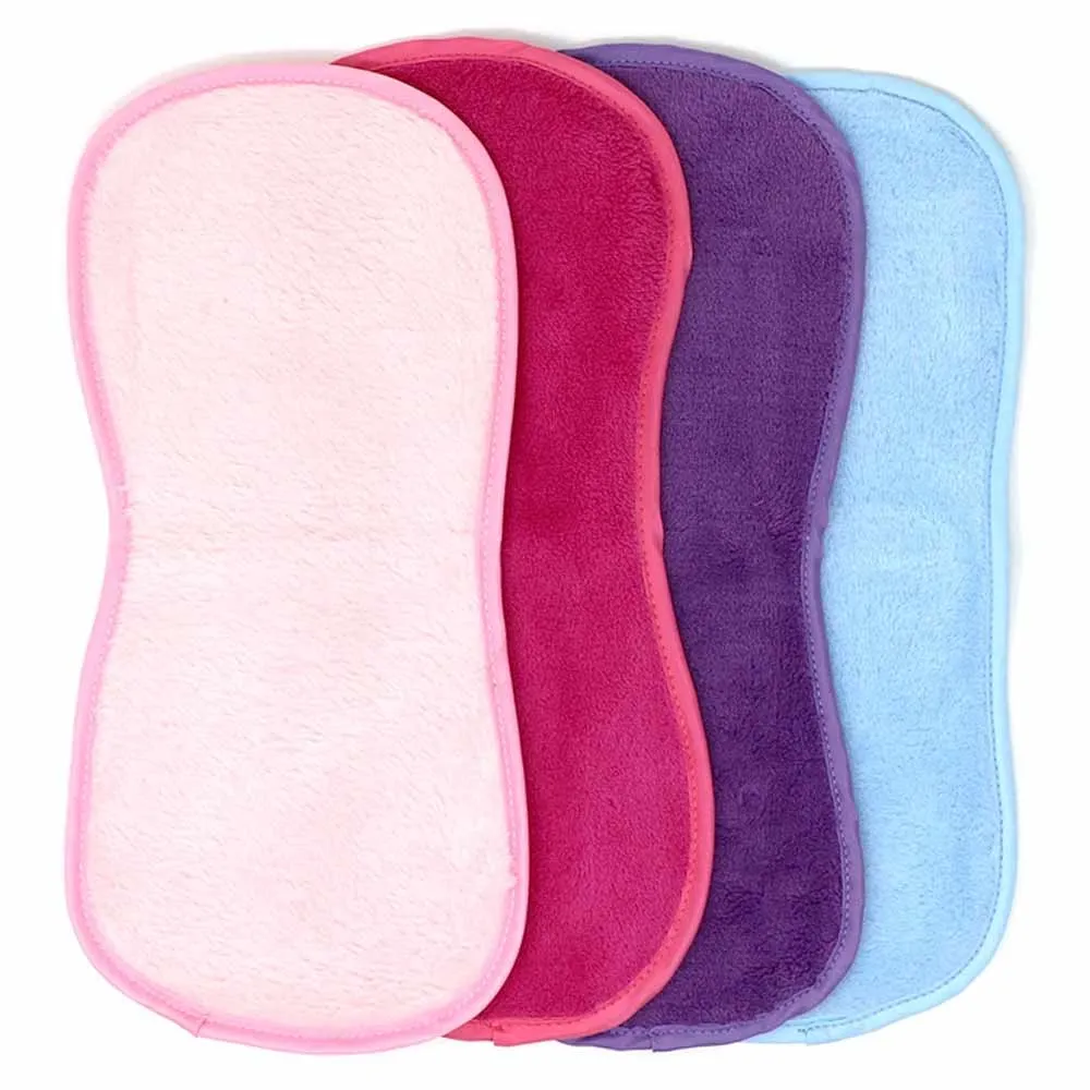 4 Pack Makeup Remover Cloth Cleansing Wipe Face Cleanser Cosmetic Facial Towel