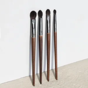 4Pcs Premium Goat Hair Makeup Brush Set