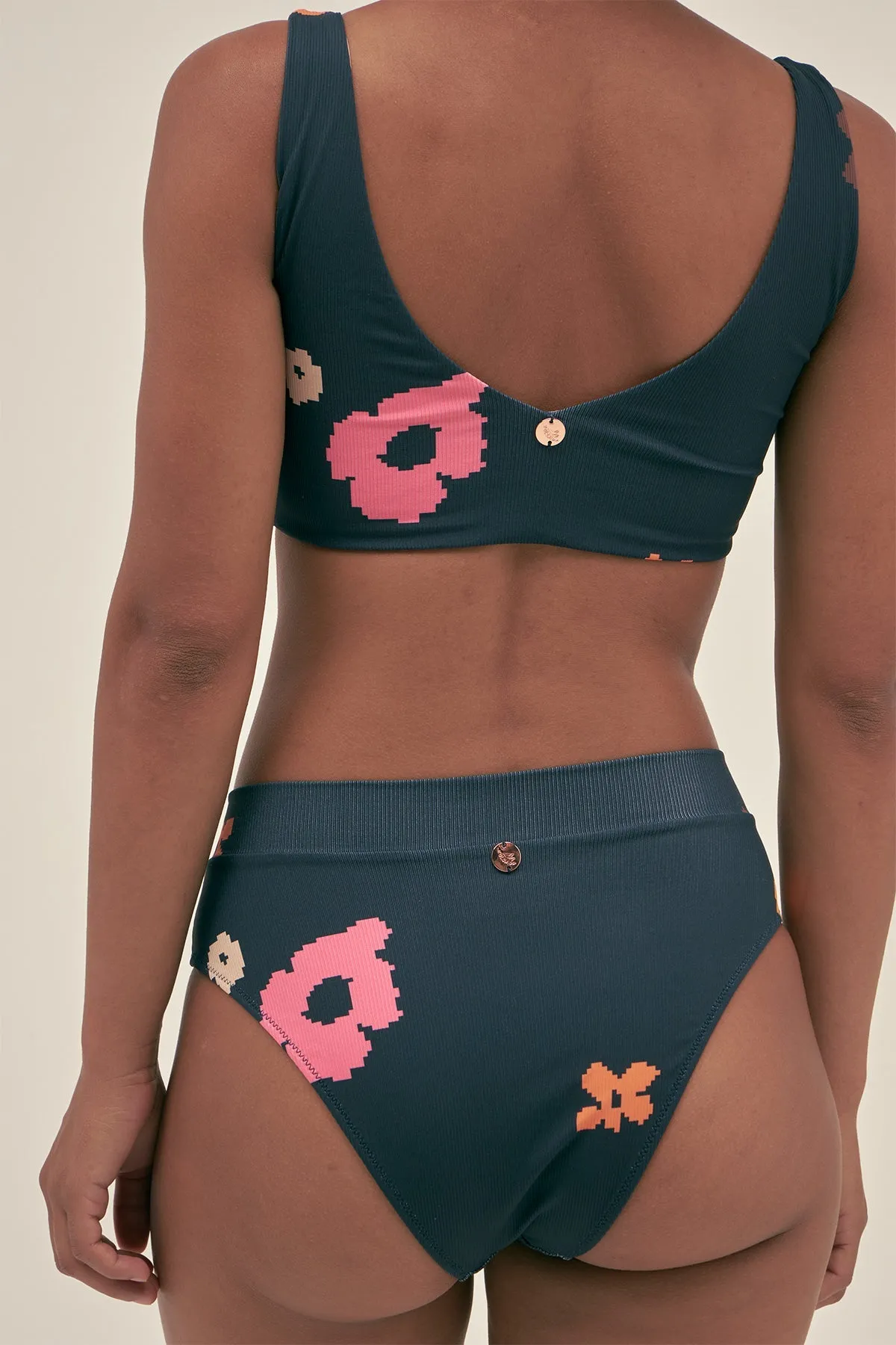 Amaya Bikini Top Poppy Night