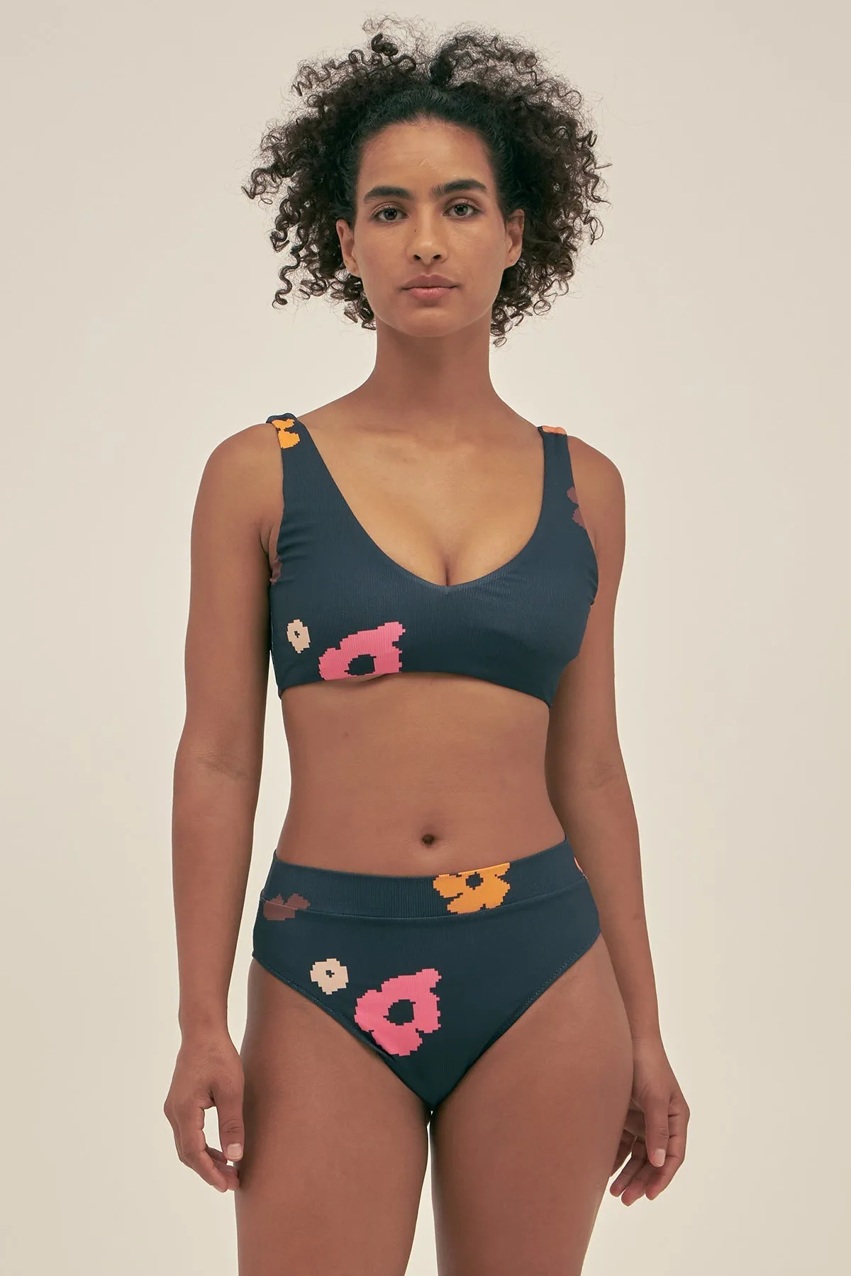 Amaya Bikini Top Poppy Night