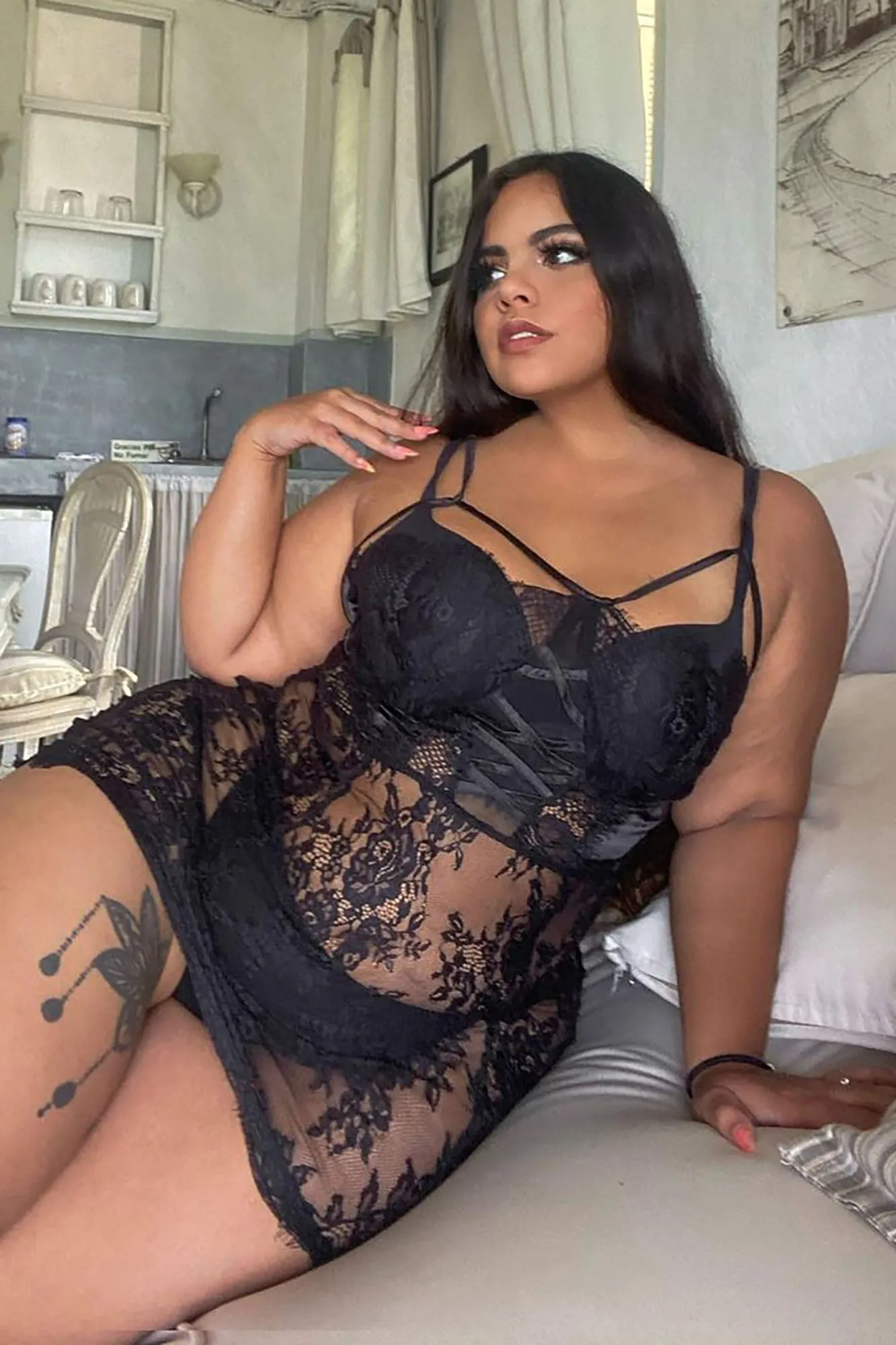 Any Time Mini Dress - Black