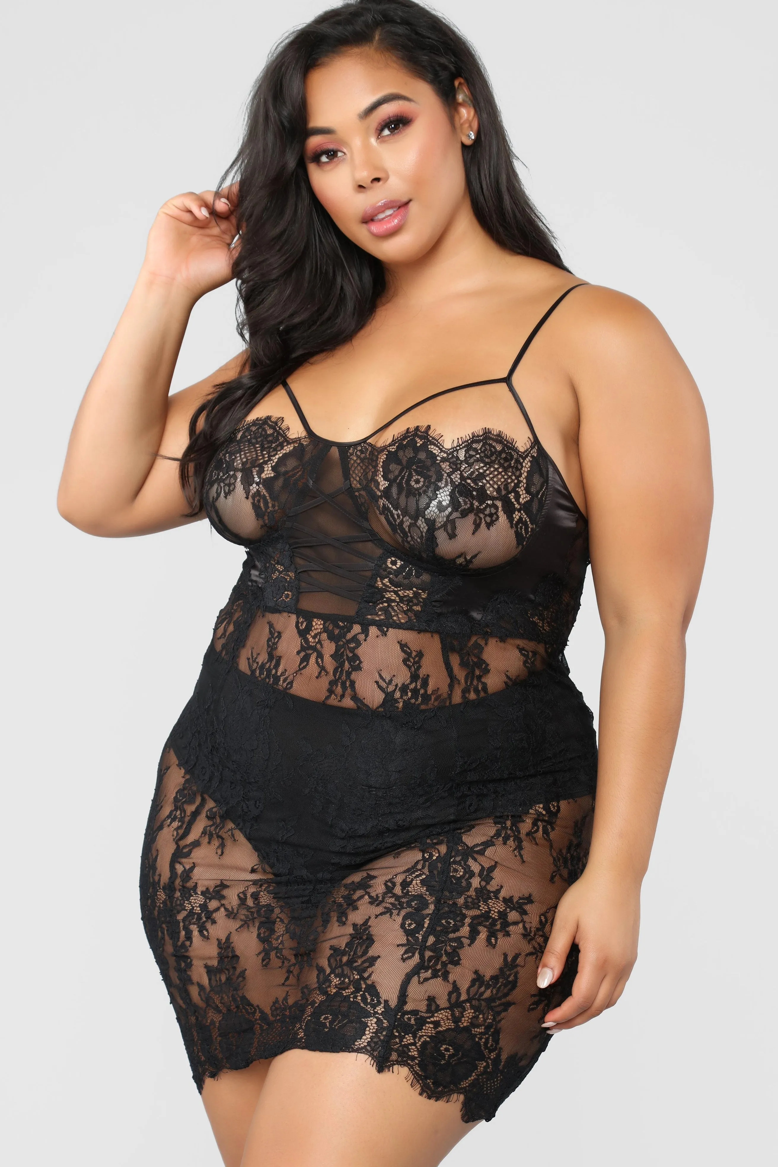 Any Time Mini Dress - Black