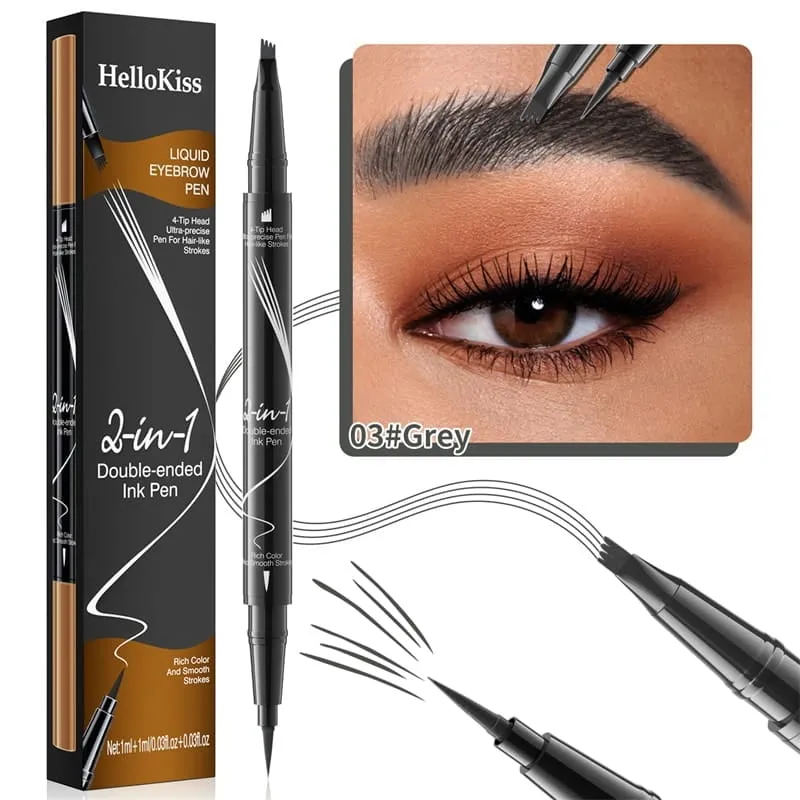 BUY 1 GET 1 FREE( 2 PCS)2-In-1 Waterproof Long-Lasting Eyebrow Pen