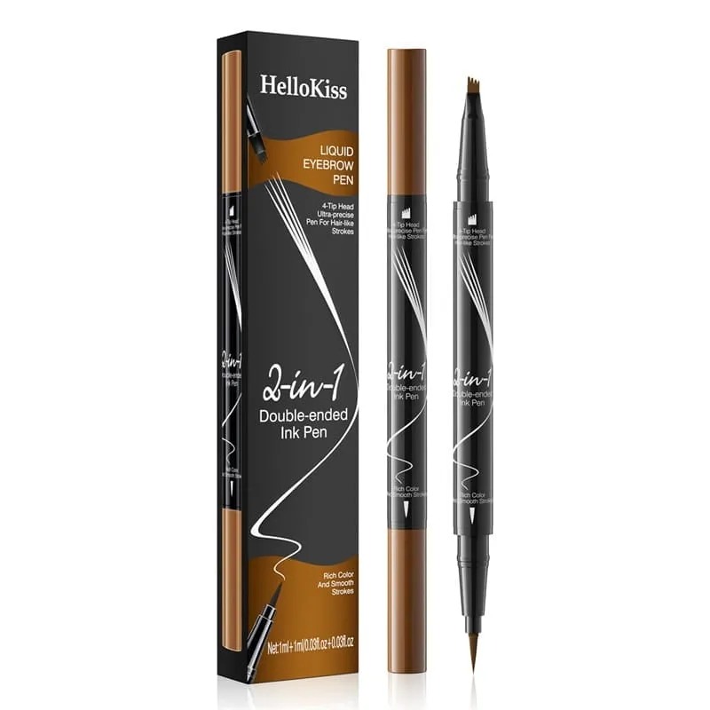 BUY 1 GET 1 FREE( 2 PCS)2-In-1 Waterproof Long-Lasting Eyebrow Pen