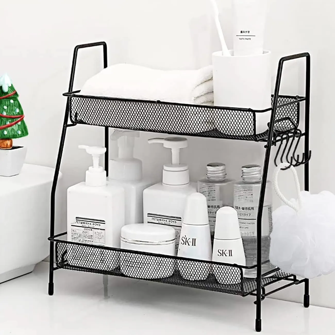 Desktop Countertop Small Storage Spice Rack Organizer