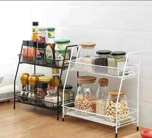 Desktop Countertop Small Storage Spice Rack Organizer