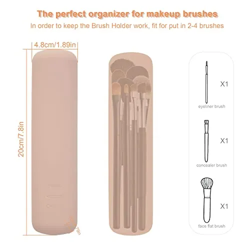 FERYES Travel Makeup Brush Holder