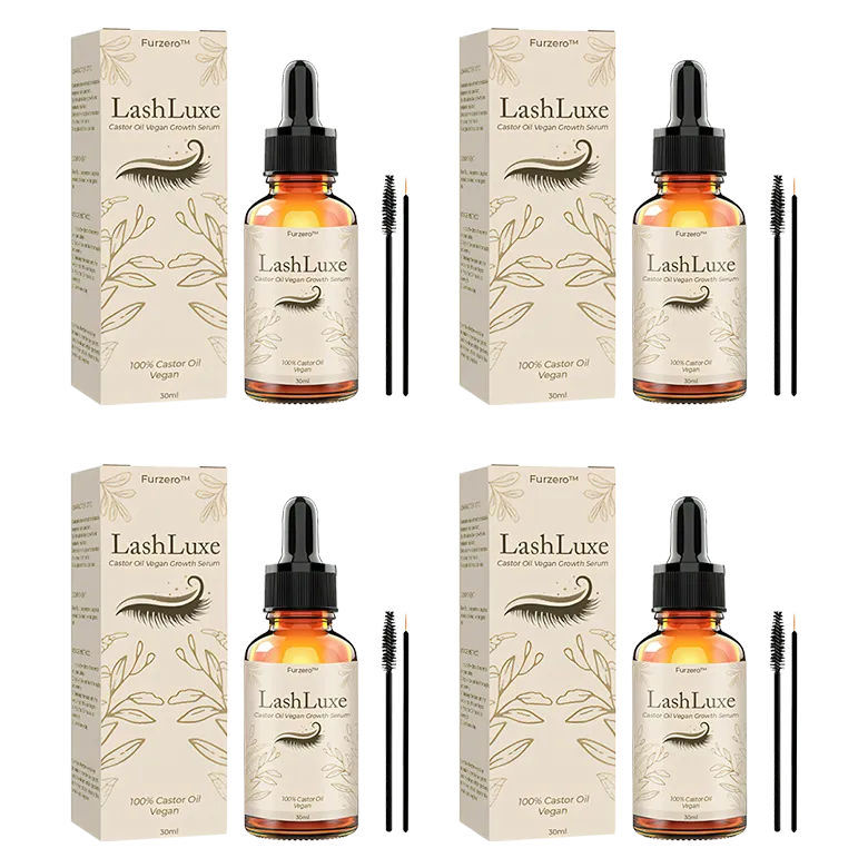 Furzero LashLuxe Rizinusl Veganes Wachstumsserum