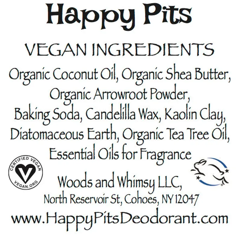 Happy Pits Vegan Deodorant