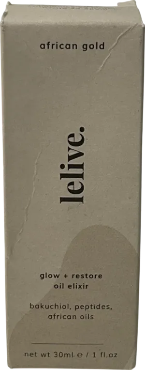 lelive African Gold | Glow   Restore Oil Elixir White 30ml