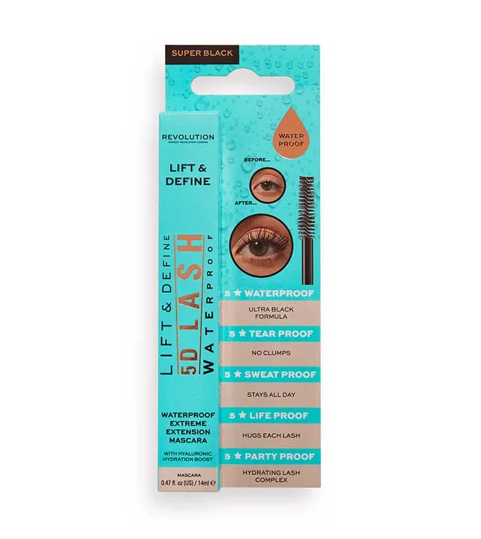 Revolution - Máscara de pestaas 5D Lash Waterproof