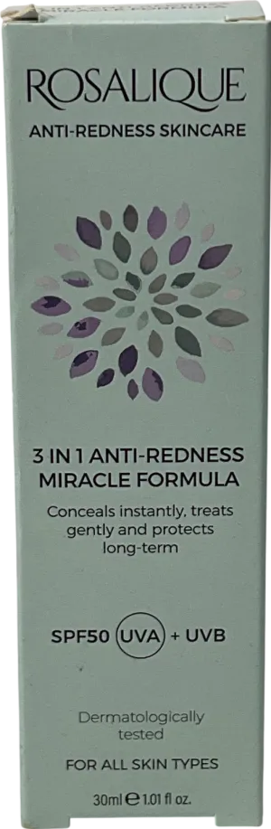 rosalique 3 In 1 Anti-redness Miracle Formula Spf50 30ml