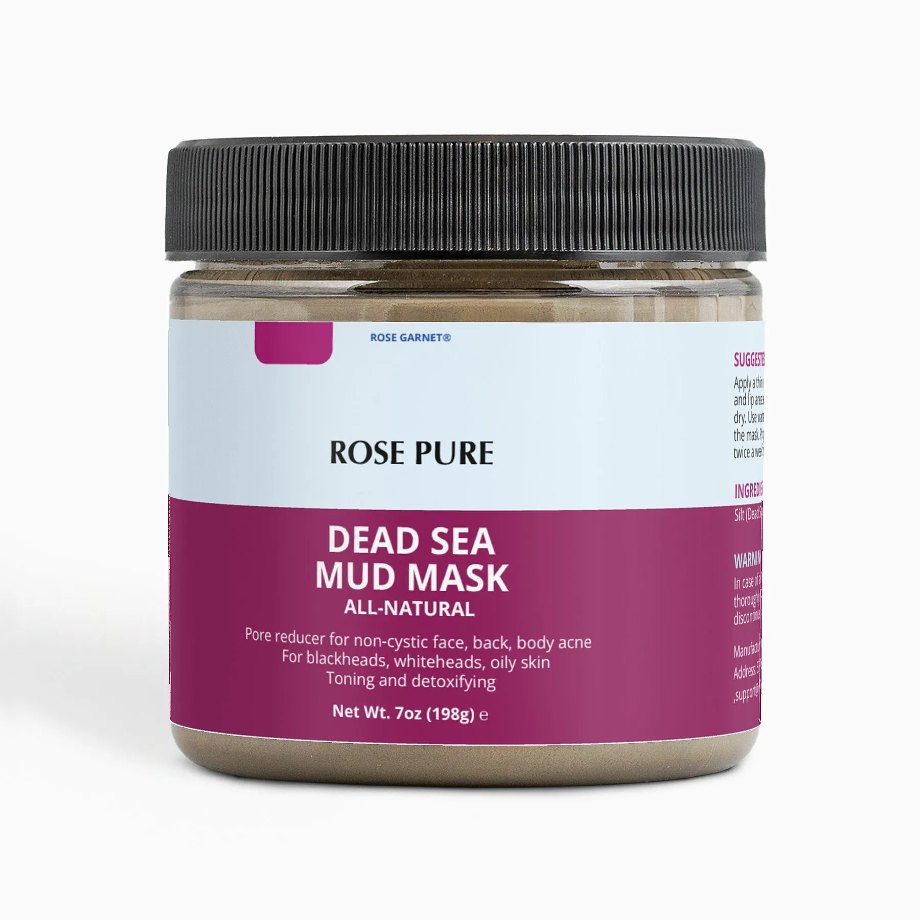 Rose Pure Dead Sea Mud