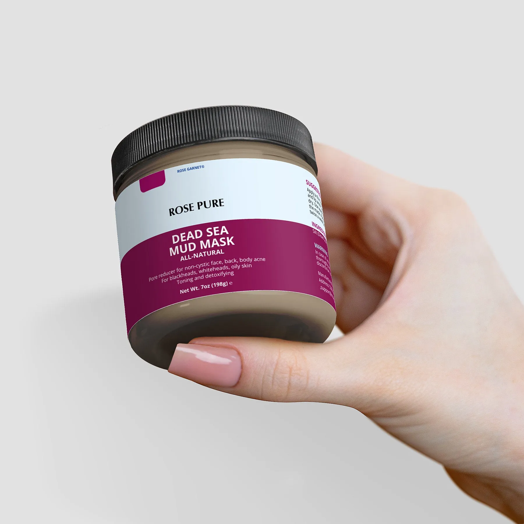 Rose Pure Dead Sea Mud