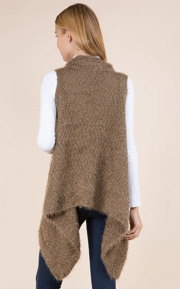 VP8183 Solid Cable Pattern Eyelash Vest
