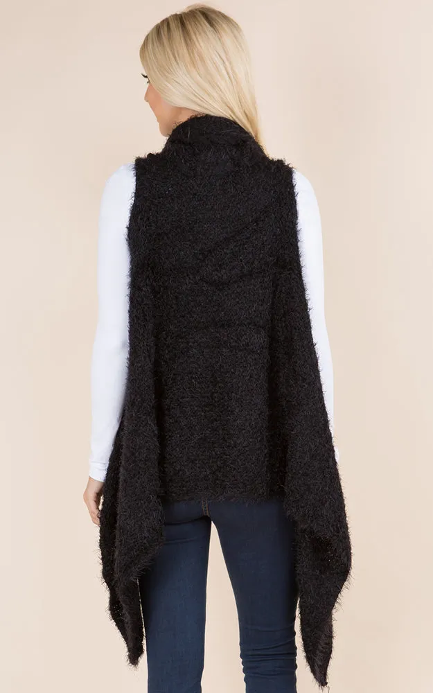 VP8183 Solid Cable Pattern Eyelash Vest